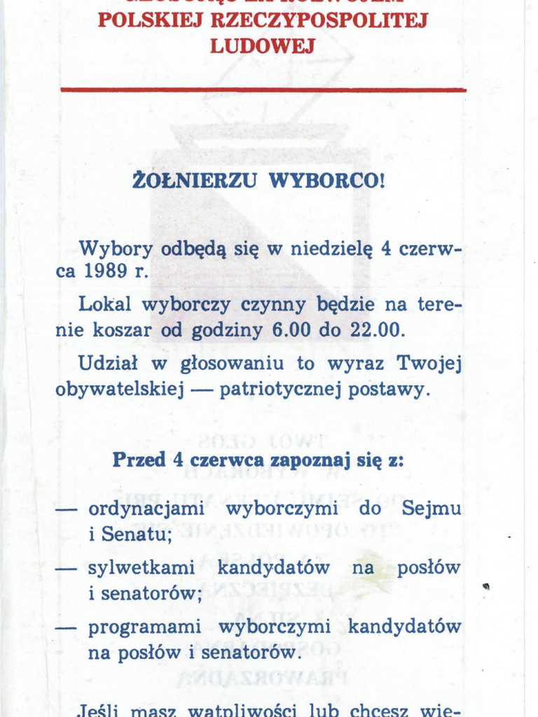 Skreślaj wszystkich, których nie lubisz