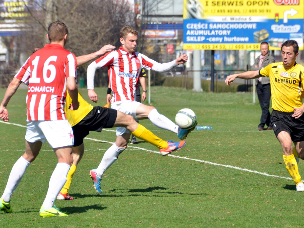 Mecze trzebińskiego MKS z Cracovią II w sezonie 2013/14
