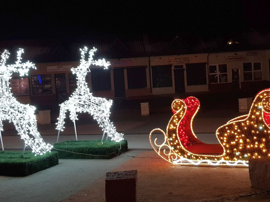 Świąteczne iluminacje w Libiążu