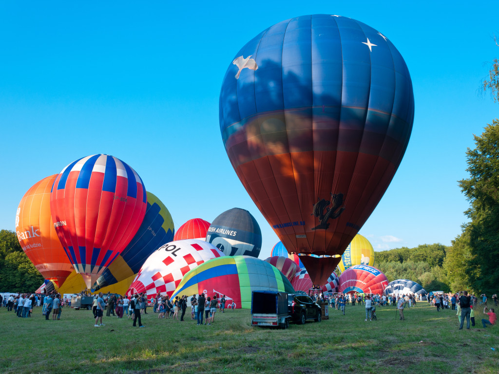 Balonowa impreza w jurajskiej gminie Olsztyn