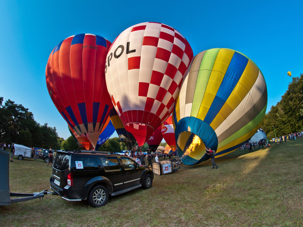 Balonowa impreza w jurajskiej gminie Olsztyn