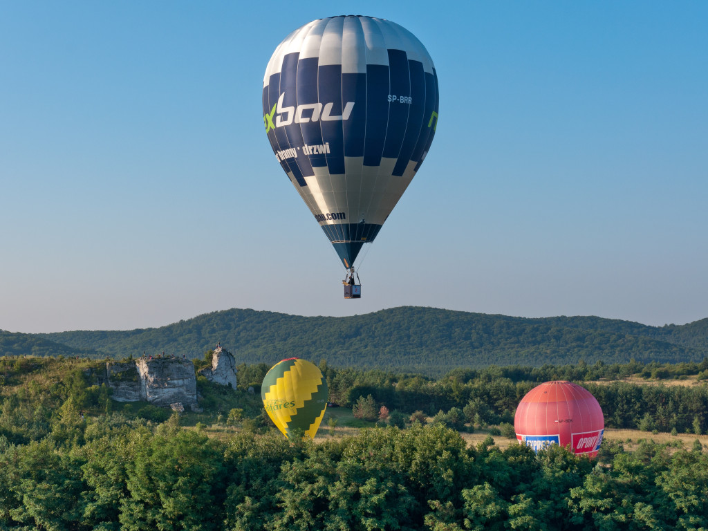 Balonowa impreza w jurajskiej gminie Olsztyn