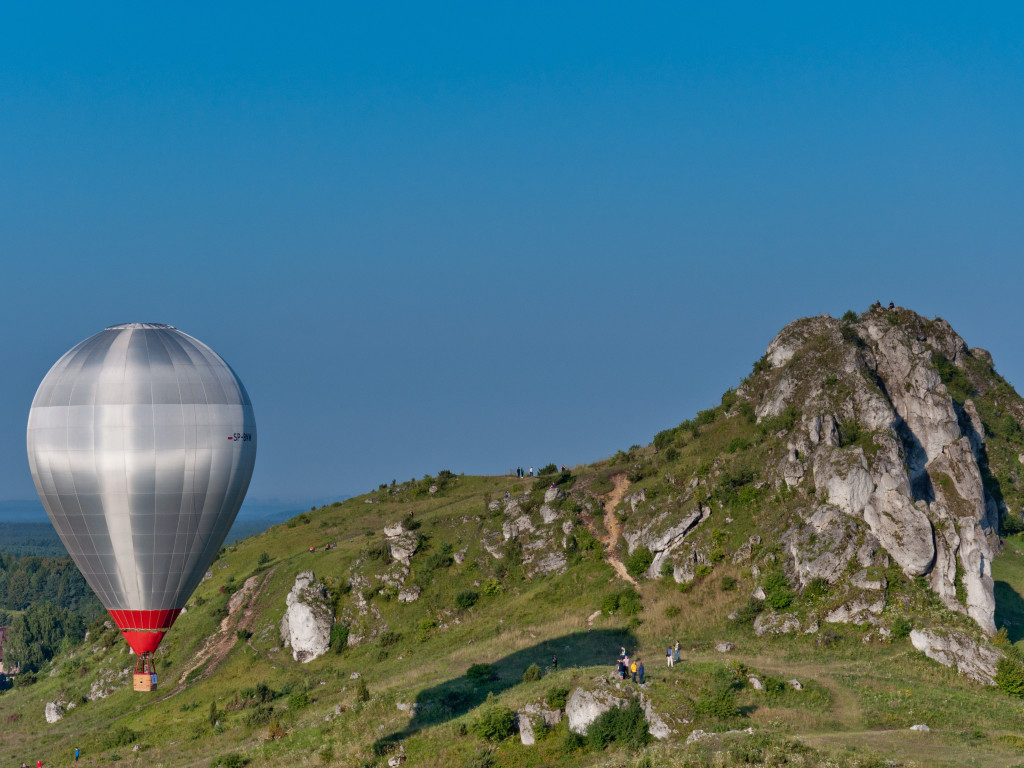 Balonowa impreza w jurajskiej gminie Olsztyn