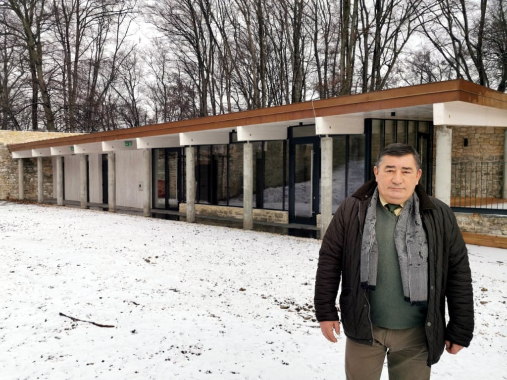 Punkt obsługi turystów na zamku Lipowiec