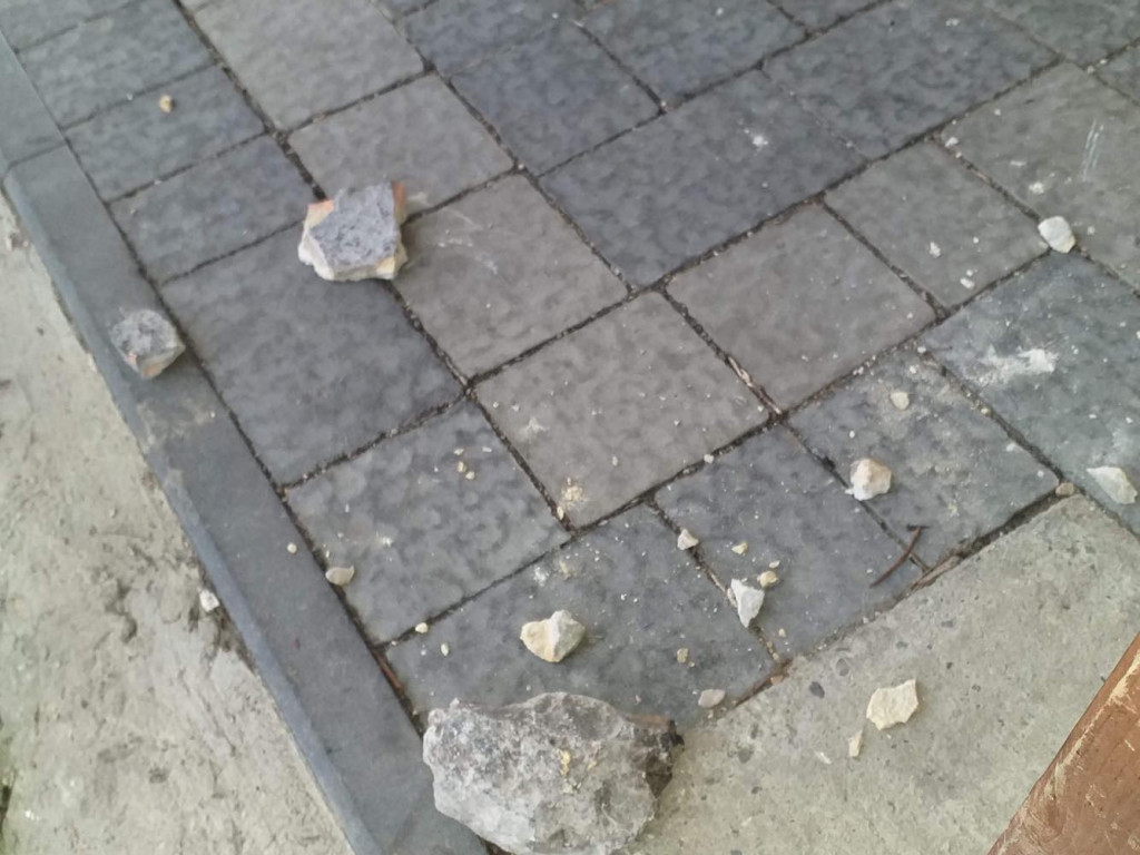 Dewastacja na os. Widokowym w Trzebini