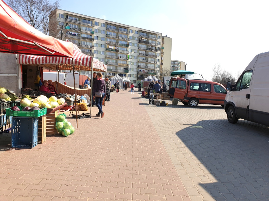 Pusto na targowiskach18.03.2020r.