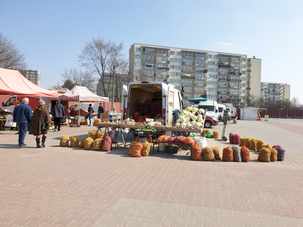 Pusto na targowiskach18.03.2020r.