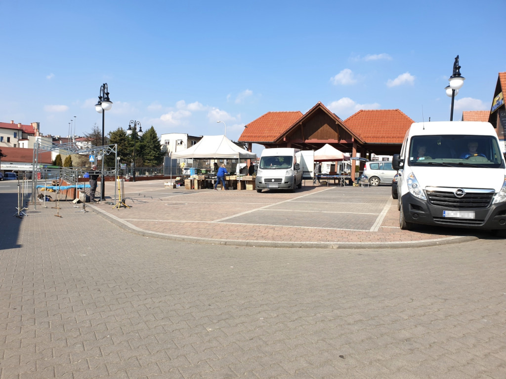 Pusto na targowiskach18.03.2020r.