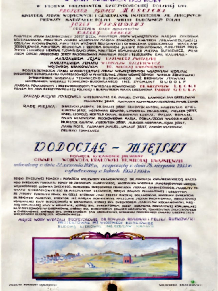 Jubileusz chrzanowskich wodociągów