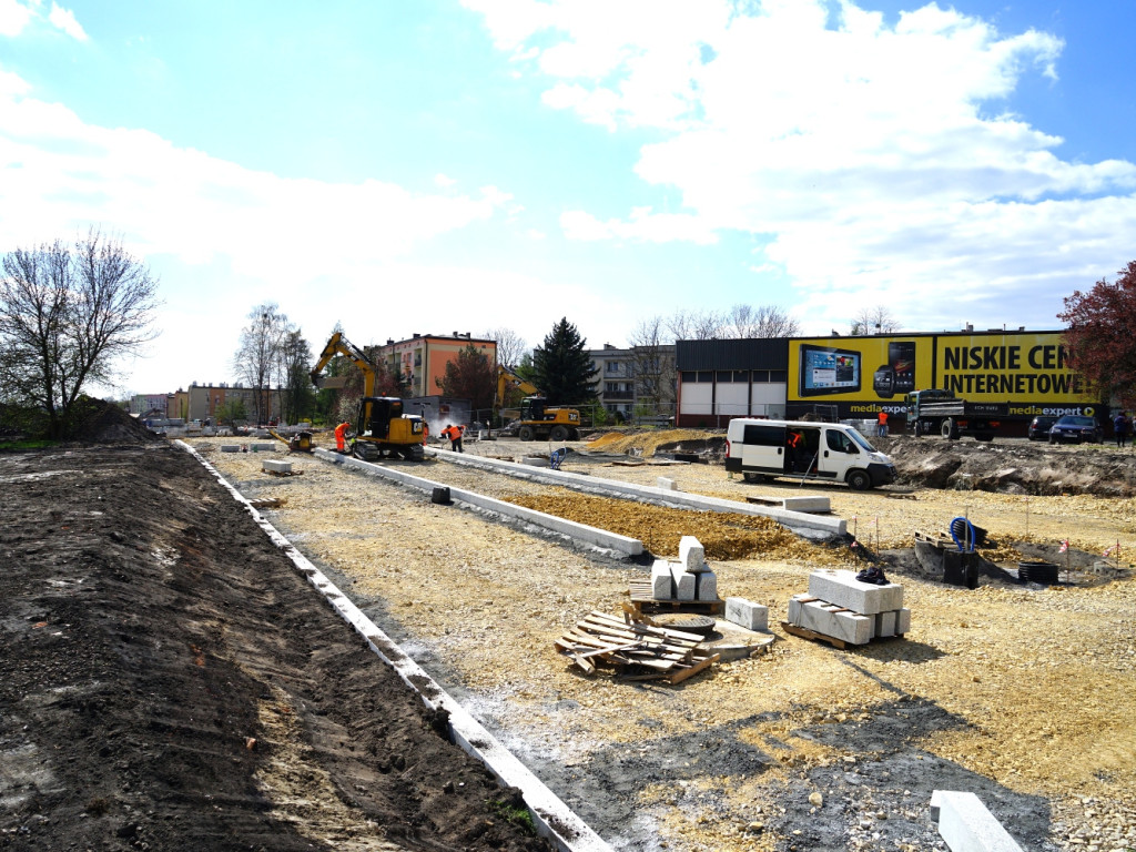 Inwestycja drogowa w centrum Chrzanowa - 22.04.2020
