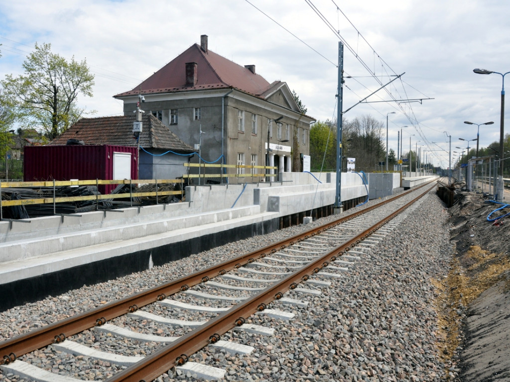 Modernizacja na linii kolejowej E30 Kraków - Katowice