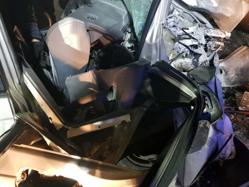 Wypadek na drodze z Tenczynka do Rudna 14.05.2020r.