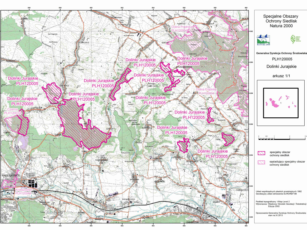 Gdzie na ziemi chrzanowskiej są obszary Natura 2000