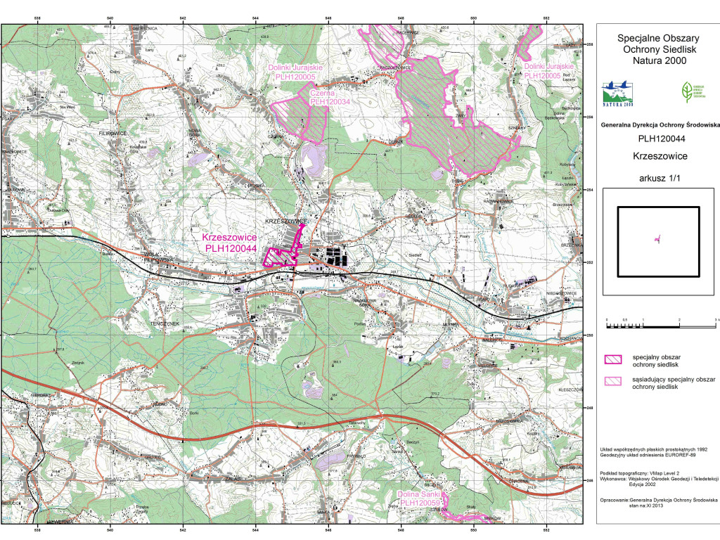 Gdzie na ziemi chrzanowskiej są obszary Natura 2000