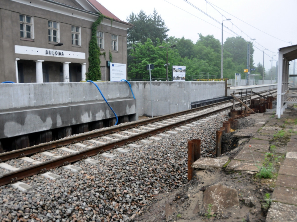 Przebudowa przystanku kolejowego w Dulowej