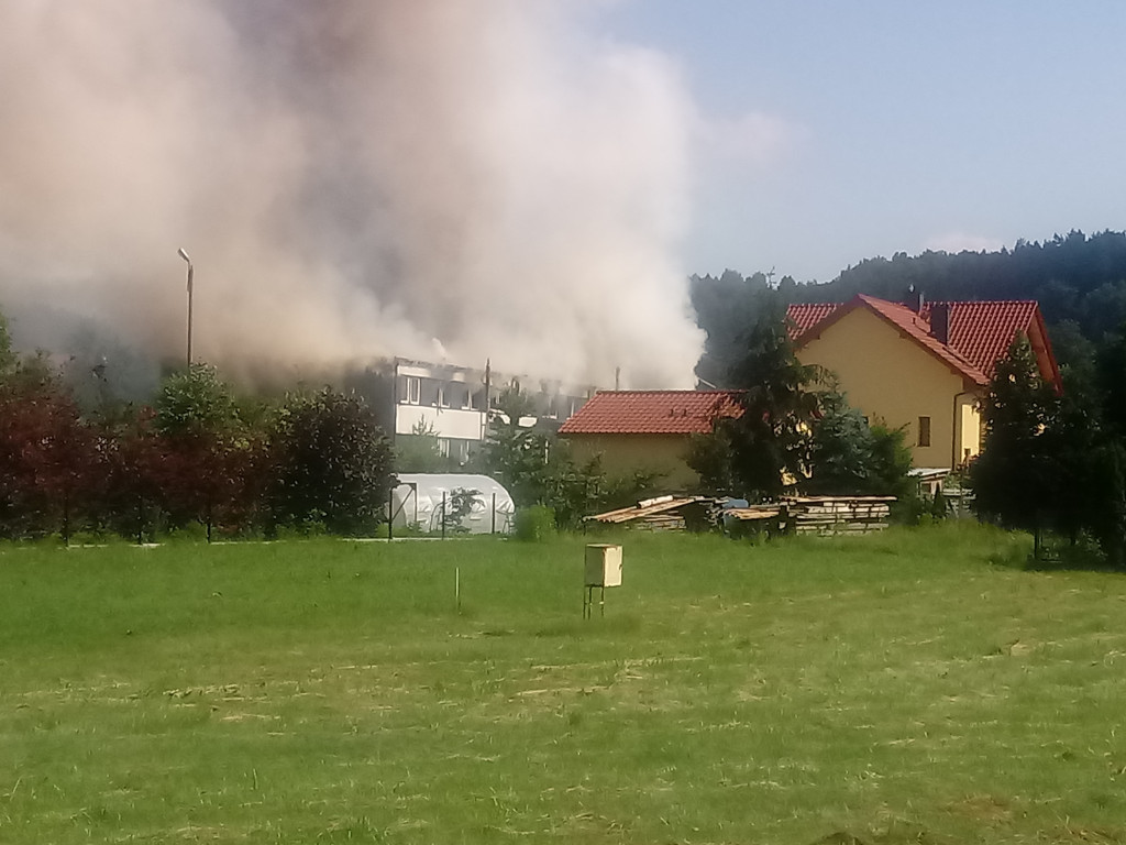 Pożar w Pogorzycach