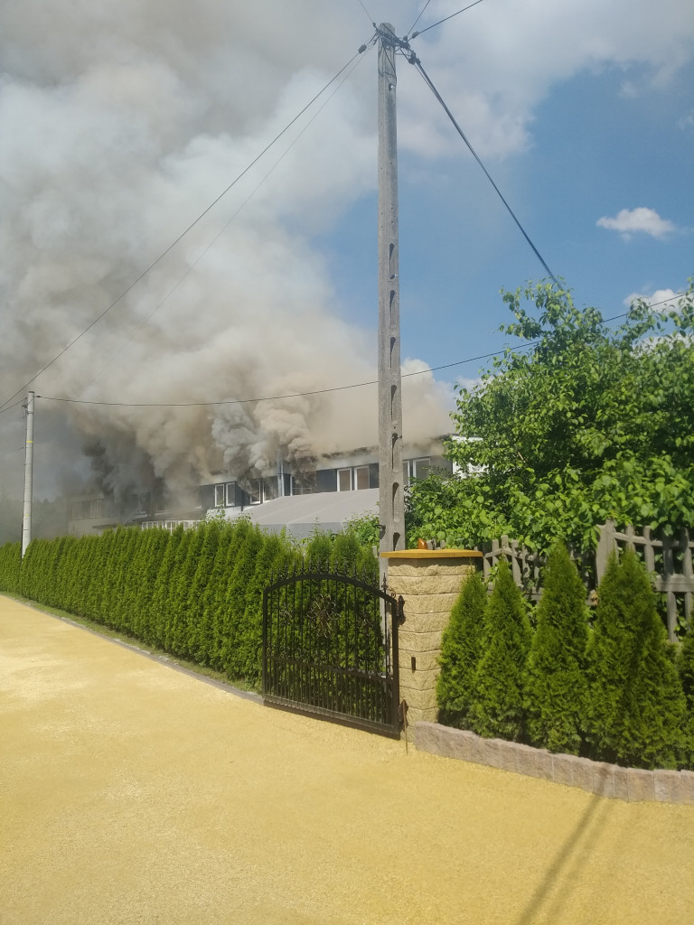 Pożar w Pogorzycach