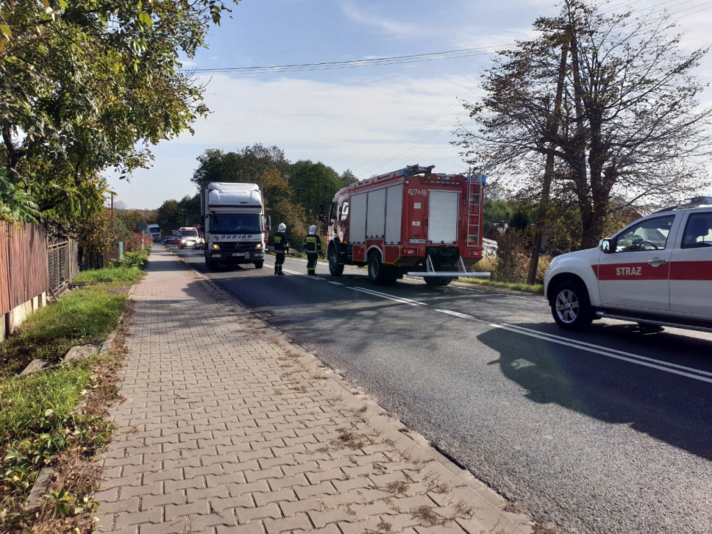 Wypadek na drodze krajowej nr 79 - 22.10.2020 r.