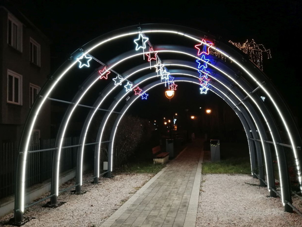 Świąteczne iluminacje w Libiążu