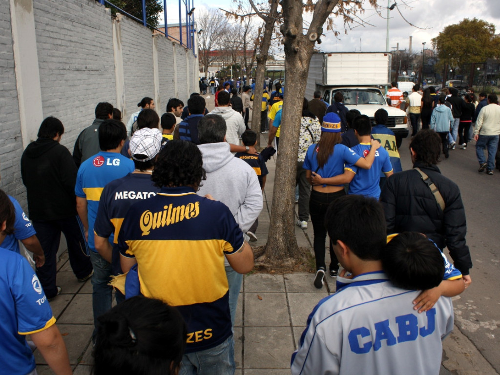 Sołtys Siedlca na meczu Boca Juniors - River Plate w Buenos Aires