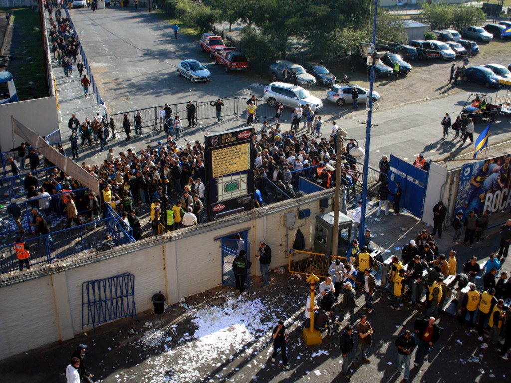 Sołtys Siedlca na meczu Boca Juniors - River Plate w Buenos Aires