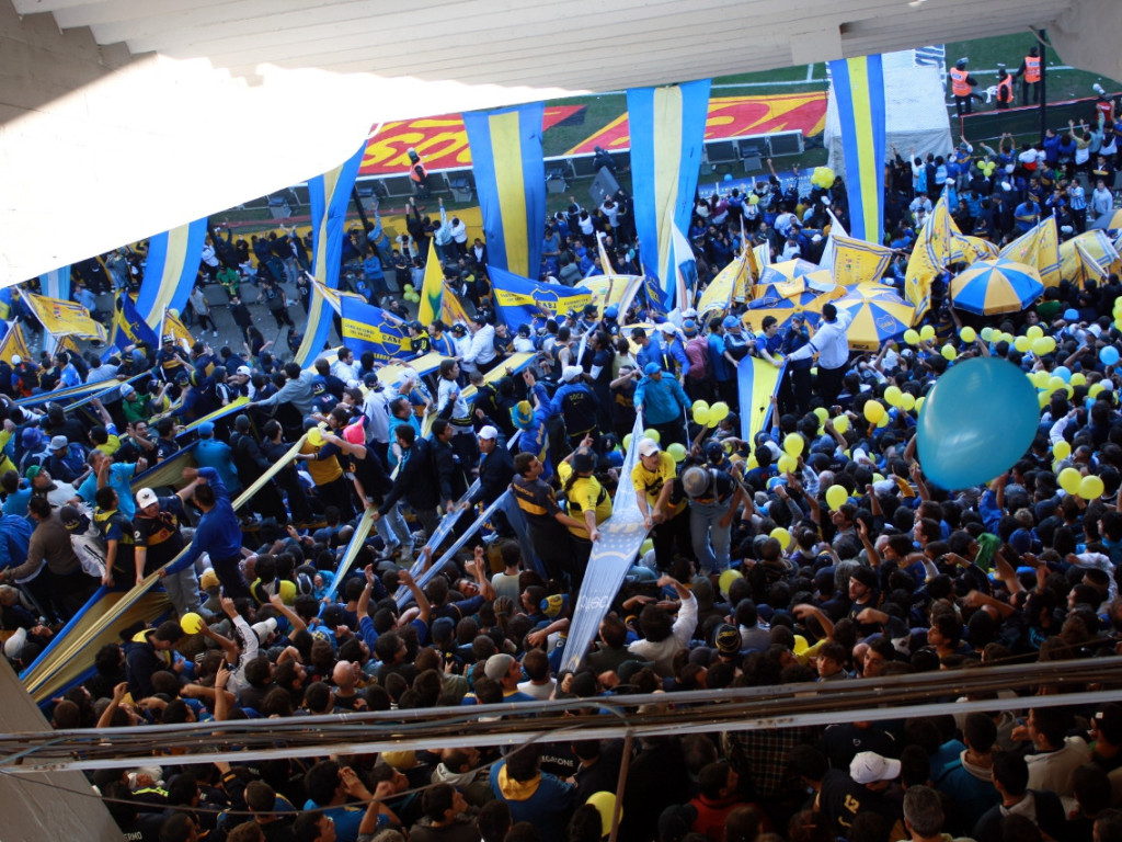 Sołtys Siedlca na meczu Boca Juniors - River Plate w Buenos Aires