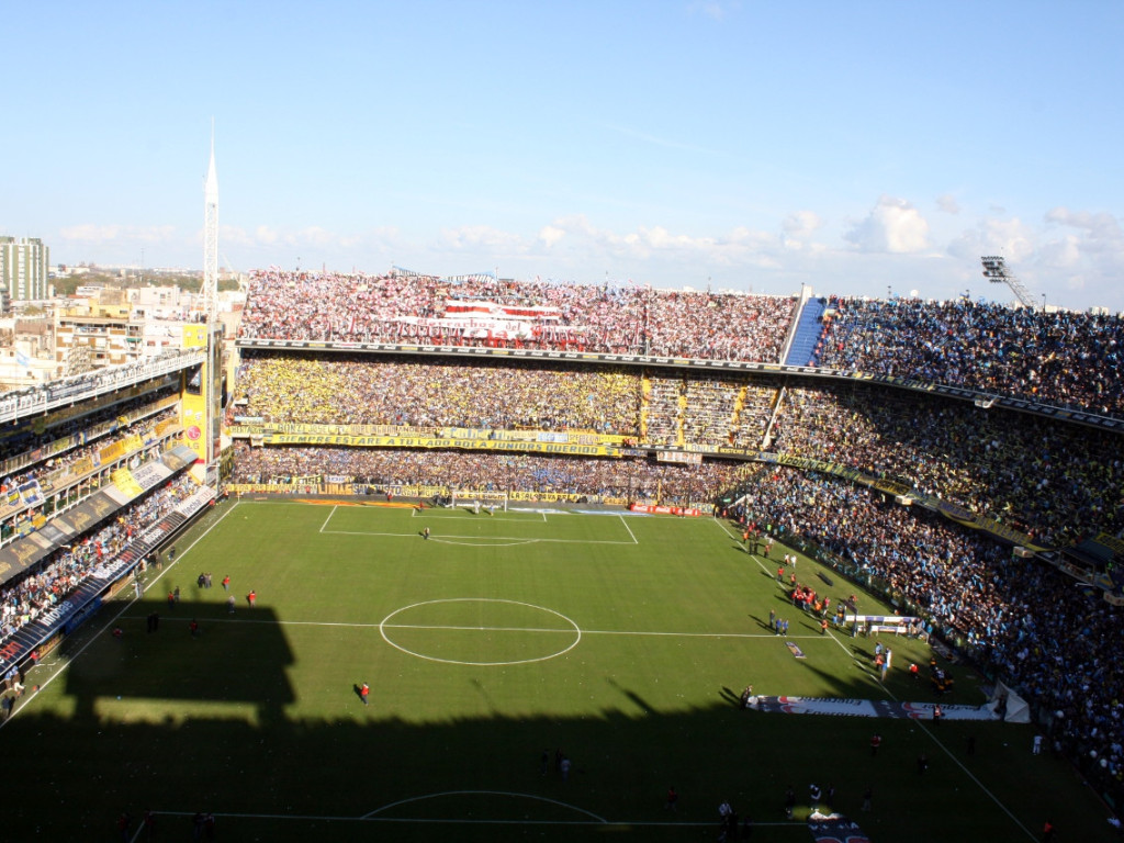 Sołtys Siedlca na meczu Boca Juniors - River Plate w Buenos Aires