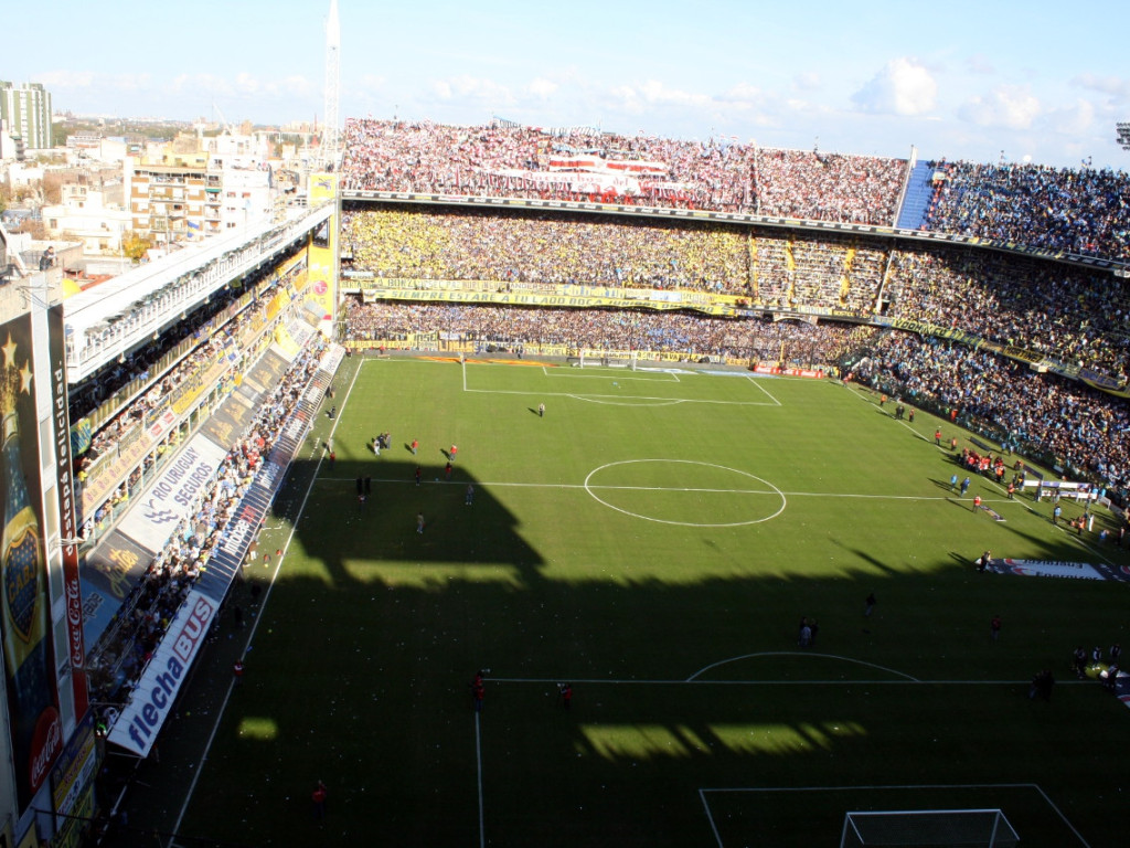 Sołtys Siedlca na meczu Boca Juniors - River Plate w Buenos Aires