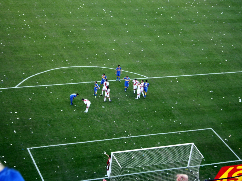 Sołtys Siedlca na meczu Boca Juniors - River Plate w Buenos Aires