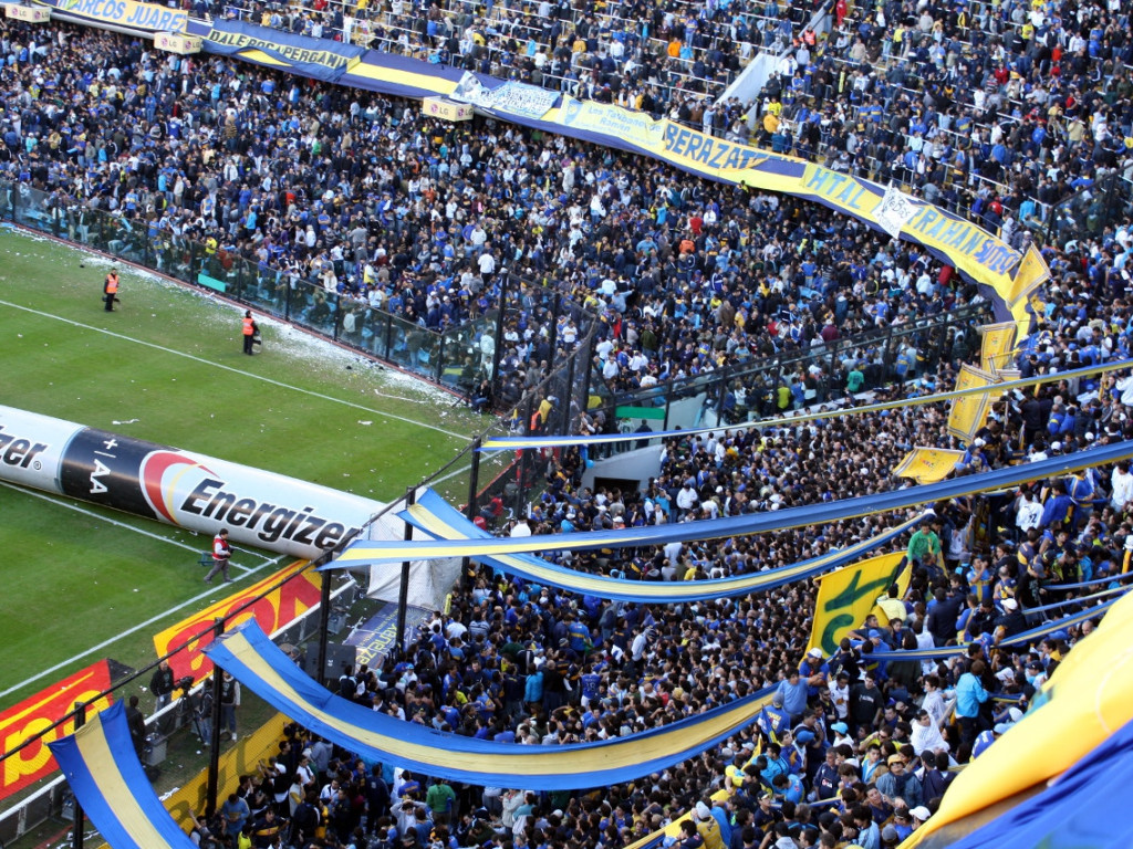 Sołtys Siedlca na meczu Boca Juniors - River Plate w Buenos Aires