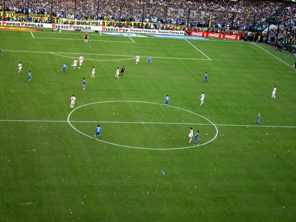 Sołtys Siedlca na meczu Boca Juniors - River Plate w Buenos Aires