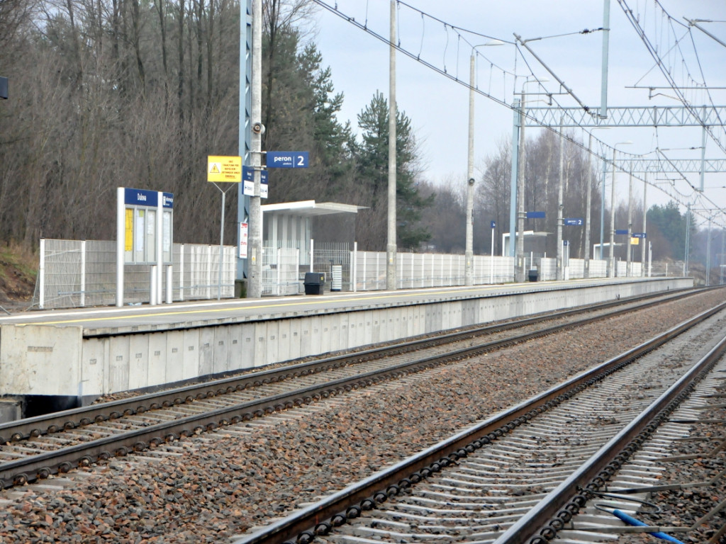 Tak obecnie wygląda przebudowywany przystanek kolejowy w Dulowej