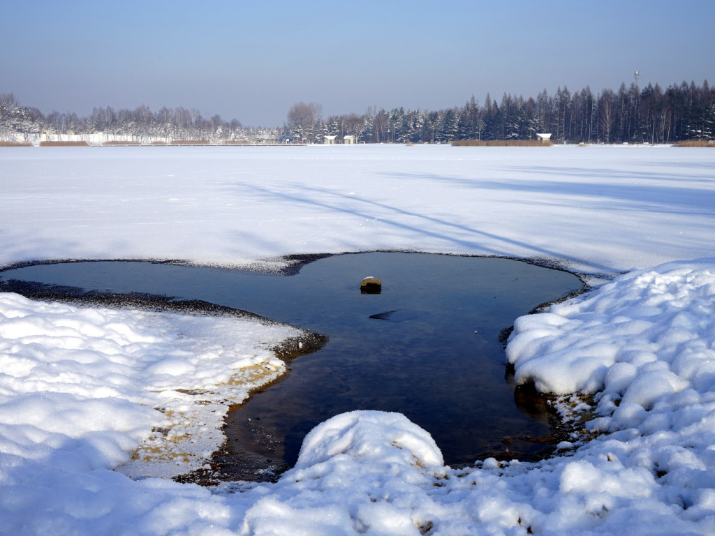 Zalew Sosina w Jaworznie - zimowy spacer - 01.2021