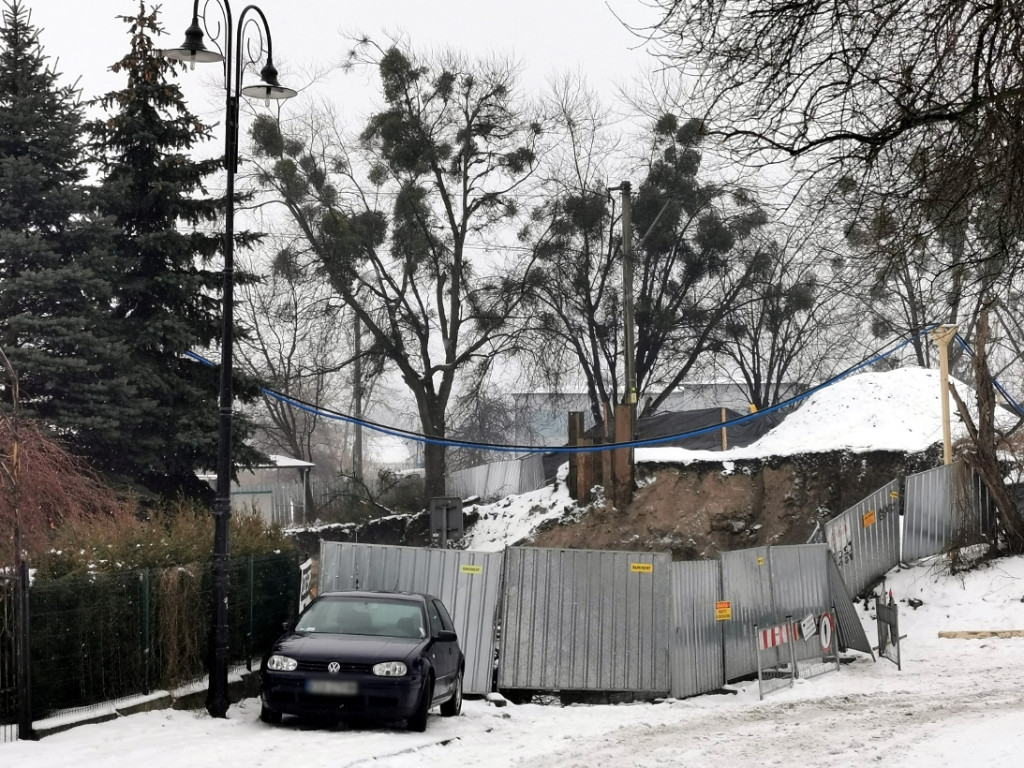 Przebudowa wiaduktu nad Krakowską w Chrzanowie - luty 2021