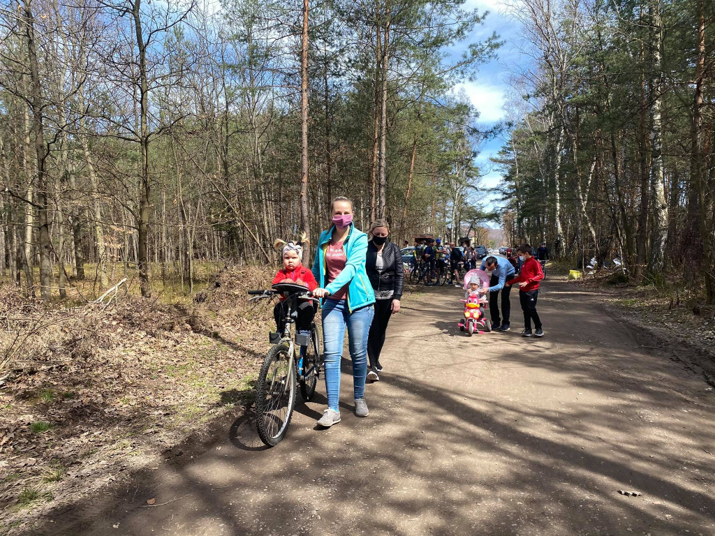 STOP wycince drzew - protest w Puszczy Dulowskiej
