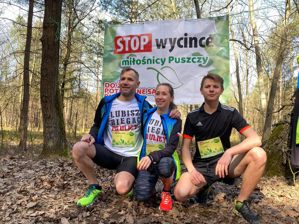 STOP wycince drzew - protest w Puszczy Dulowskiej