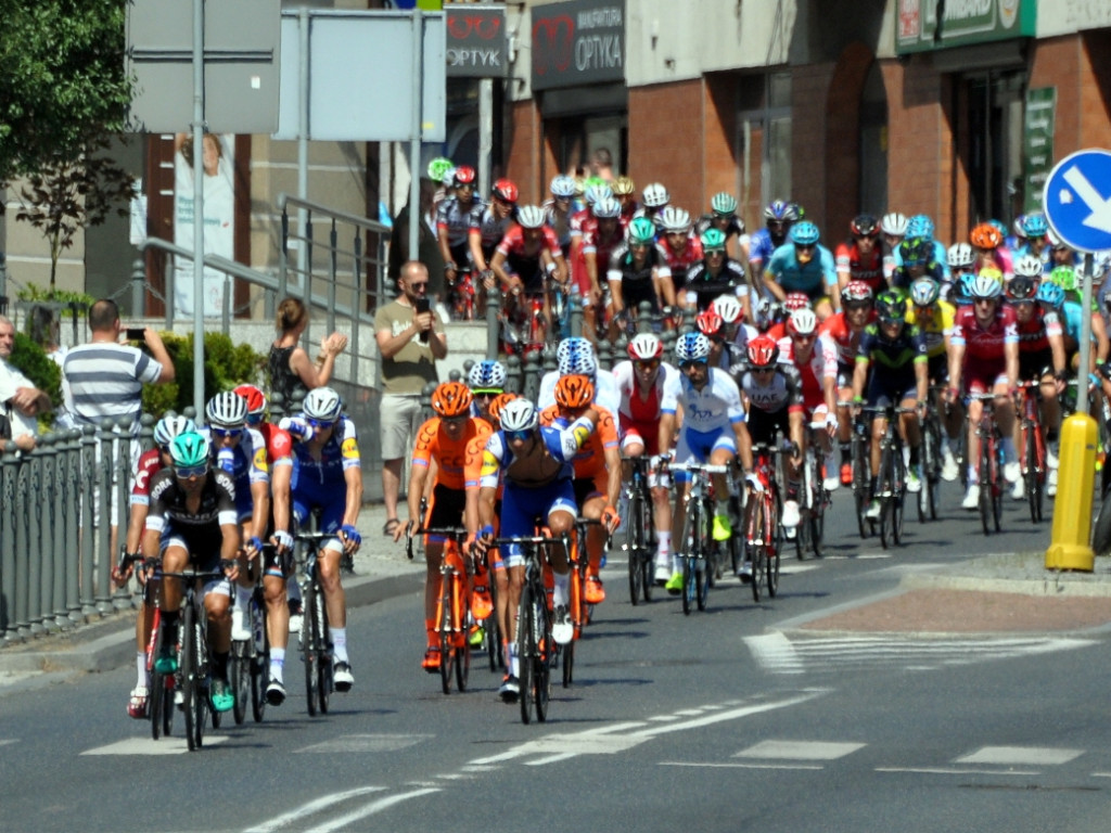 W 2017 r. uczestnicy Tour de Pologne jechali przez Trzebinię