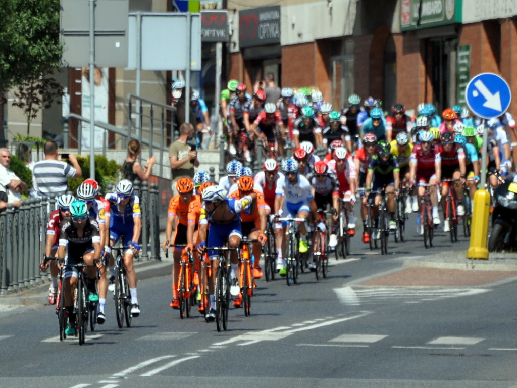 W 2017 r. uczestnicy Tour de Pologne jechali przez Trzebinię