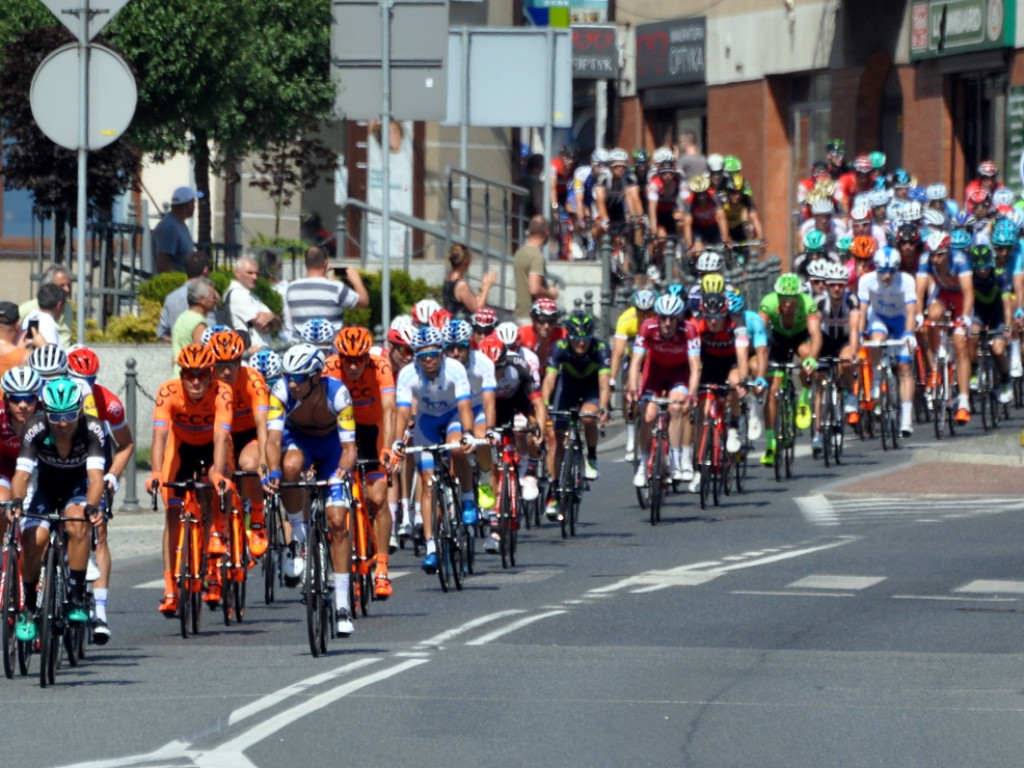 W 2017 r. uczestnicy Tour de Pologne jechali przez Trzebinię