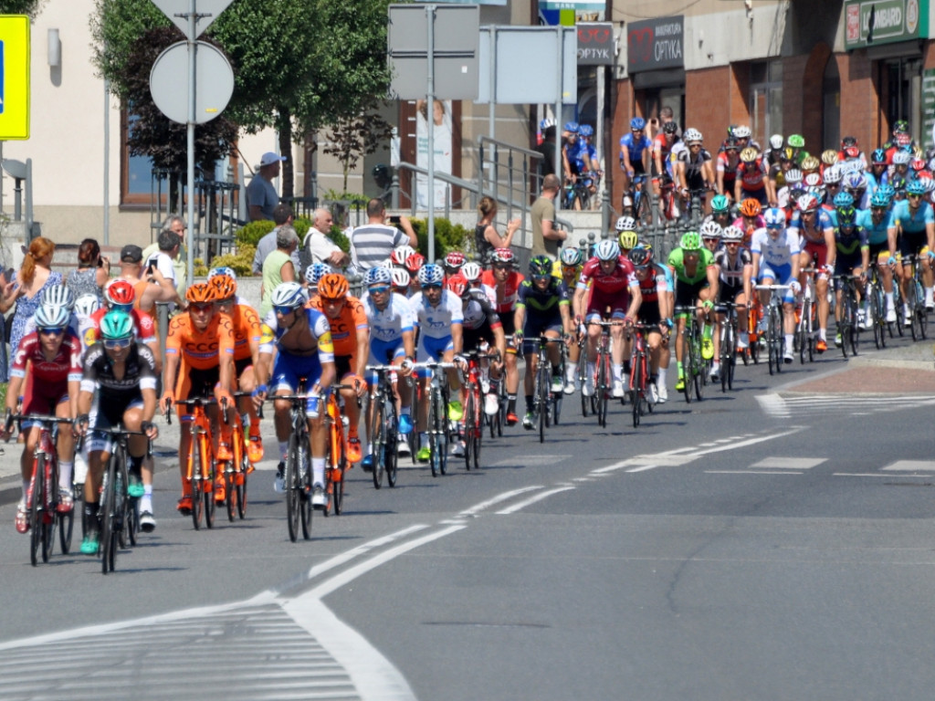 W 2017 r. uczestnicy Tour de Pologne jechali przez Trzebinię