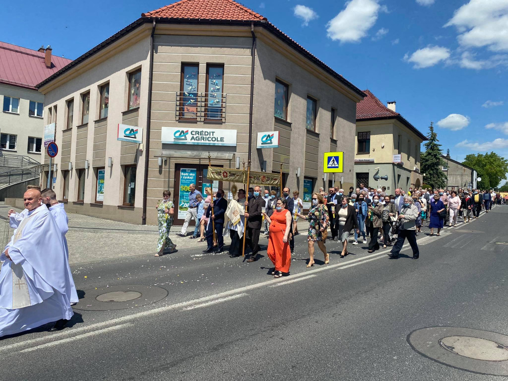Procesja Bożego Ciała w Trzebini