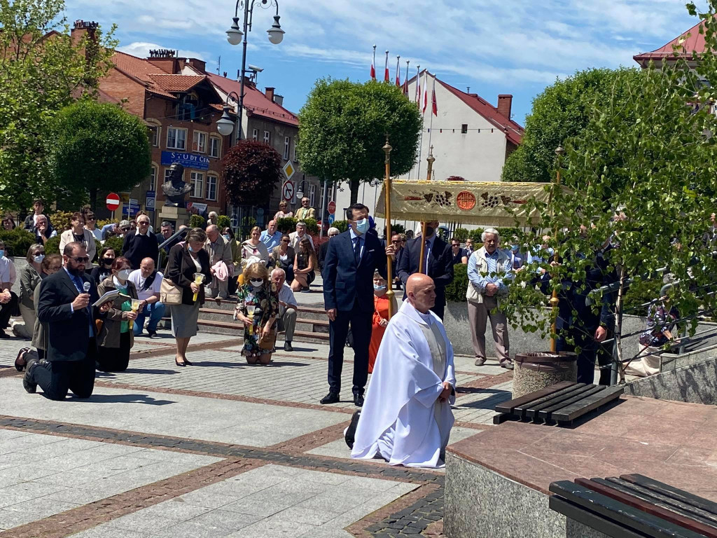 Procesja Bożego Ciała w Trzebini