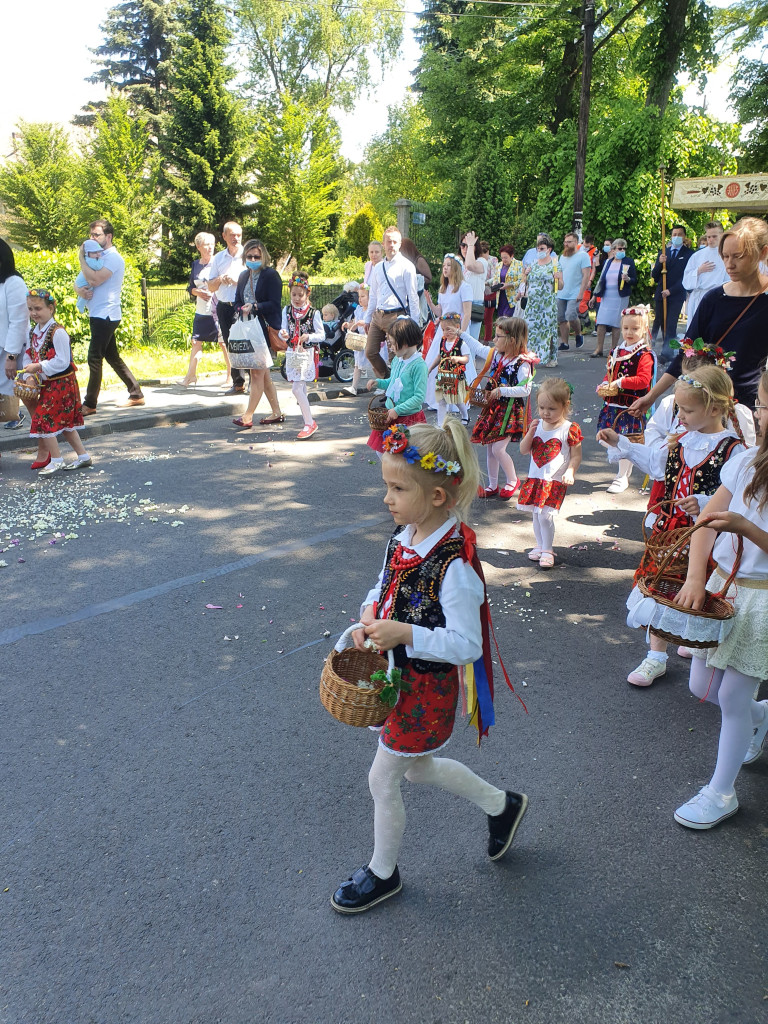 Procesja Bożego Ciała w Trzebini