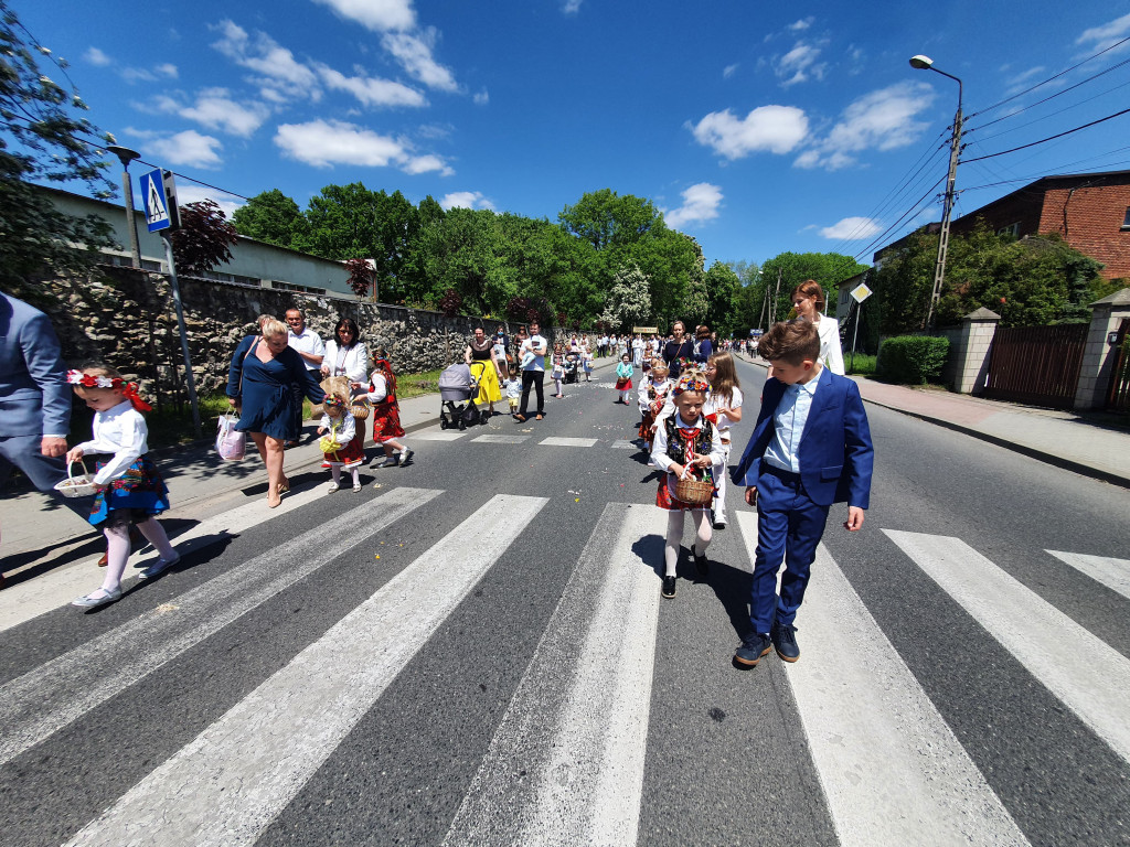Procesja Bożego Ciała w Trzebini
