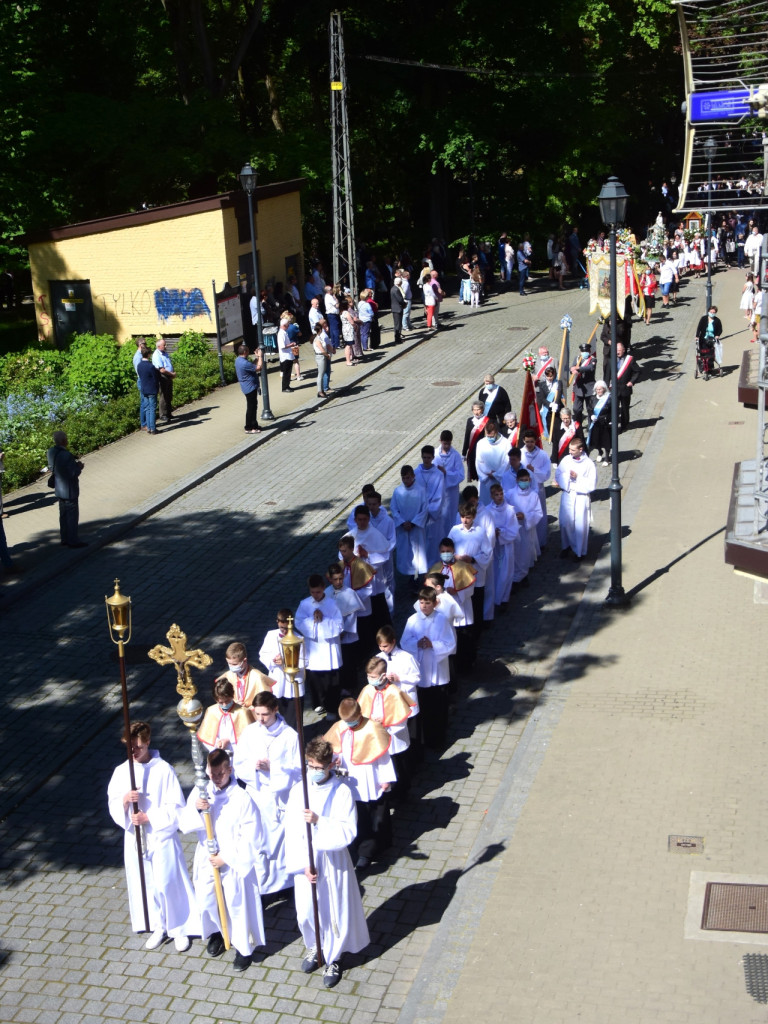 Procesja Bożego Ciała w Krzeszowicach