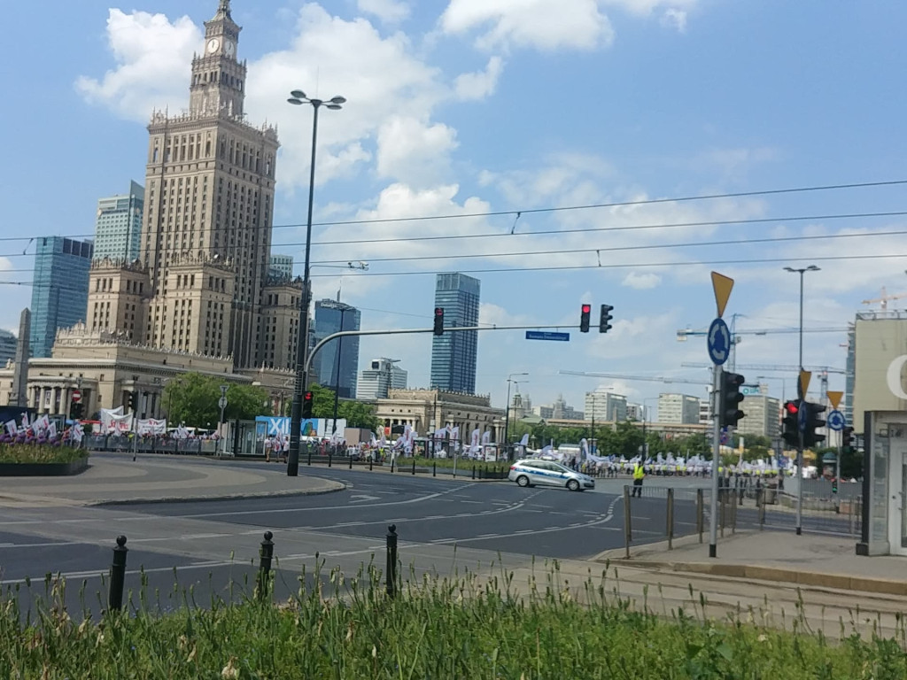 Protest branży energetycznej w Warszawie