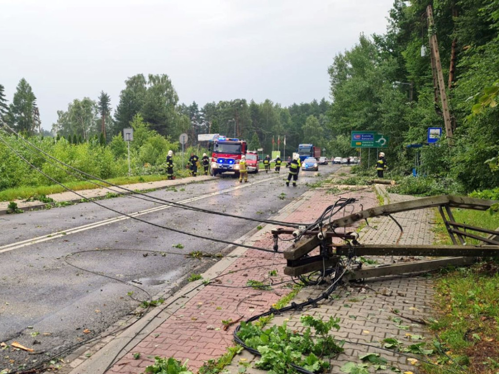 Burza w powiecie chrzanowskim 14.07.2021