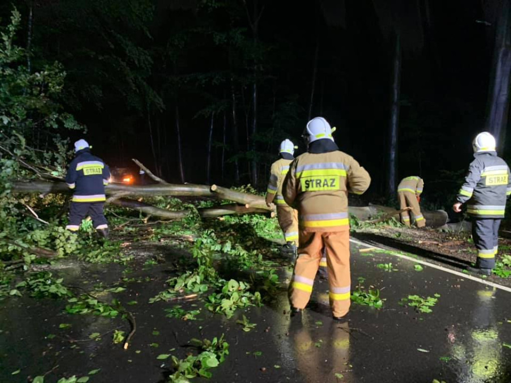 Skutki burz w Krzeszowicach15.07.2021