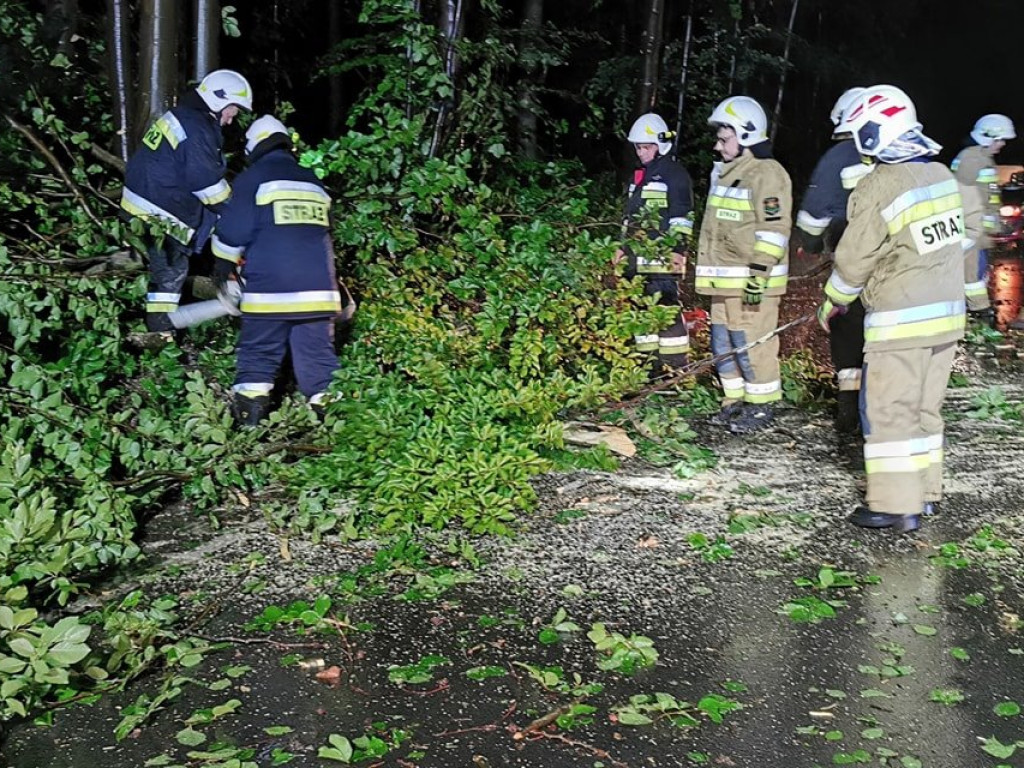 Skutki burz w Krzeszowicach15.07.2021