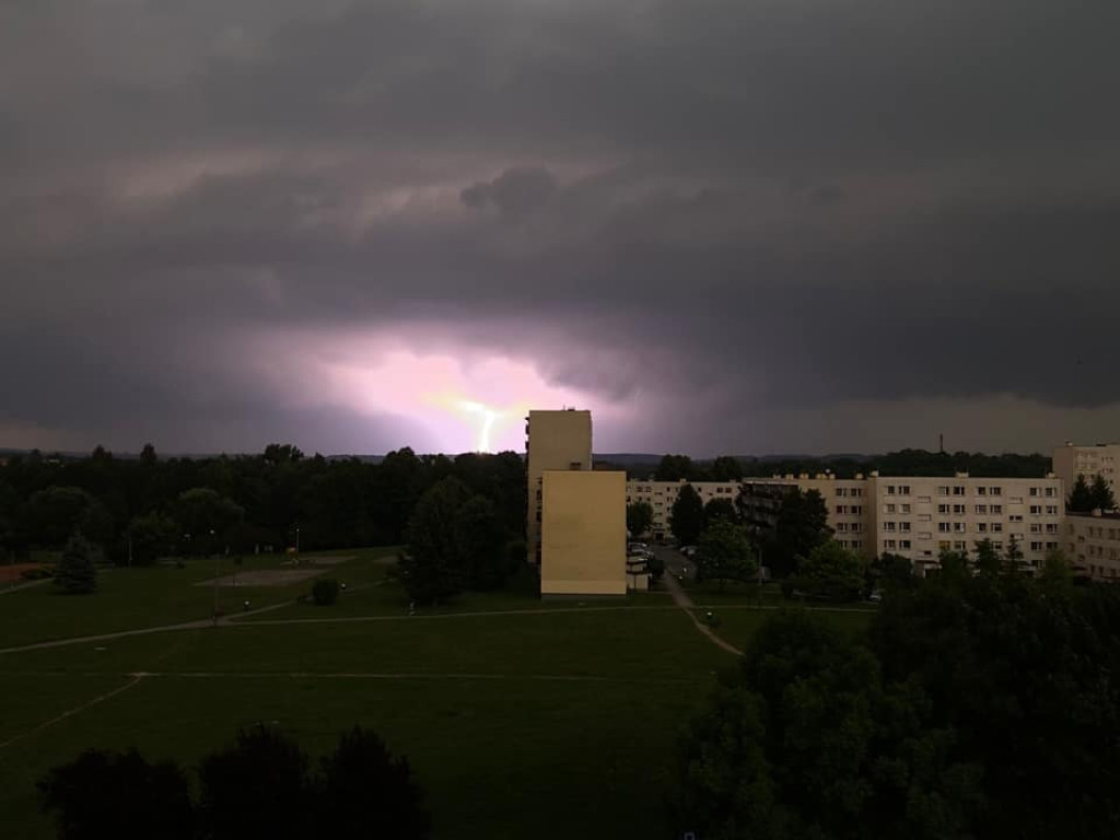 Burza w powiecie chrzanowskim 14.07.2021